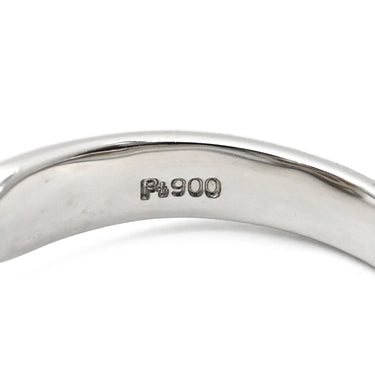 ノンブランド NON BRAND 白蝶パール 13.7mm ダイヤ パールホワイトXプラチナシルバー Pt900 パール ダイヤモンド リング 指輪 1P 1粒 大粒 真珠 Pt900 ラウンドシェイプ 10号