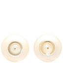 ノンブランド NON BRAND パール ホワイト×イエローゴールド K18YG パール ピアス 白 1粒 1P Au750 18K 18金 真珠