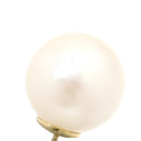 ノンブランド NON BRAND パール ホワイト×イエローゴールド K18YG パール ピアス 白 1粒 1P Au750 18K 18金 真珠