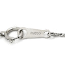 ノンブランド NON BRAND ダイヤ 0.58ct ペンダント シルバー ダイヤモンド Pt850(チェーン) ネックレス 1P 1石 1粒 ブリリアントカット