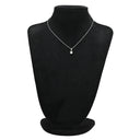 ノンブランド NON BRAND ダイヤ 0.58ct ペンダント シルバー ダイヤモンド Pt850(チェーン) ネックレス 1P 1石 1粒 ブリリアントカット