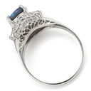 ノンブランド NON BRAND ブラックオパール 0.8ct ダイヤモンドリング プラチナシルバー Pt900 オパール ダイヤモンド リング 指輪 オーバルカット 1石 1粒 マルチカラー 遊色 13.5号