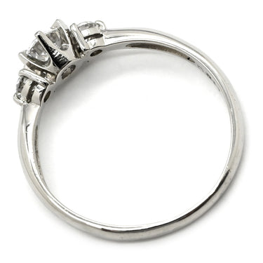 ノンブランド NON BRAND ダイヤ リング プラチナシルバー Pt900 ダイヤモンド リング 指輪 0.311ct 3粒 3石 ダイヤモンド 指輪 プラチナム PT 900 12.5号