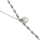 ノンブランド NON BRAND あこやパール チェーン ロングネックレス パールホワイト パール K18WG ネックレス シルバー金具 真珠 39P ラウンドシェイプ 18K 750 WG