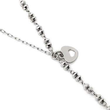 ノンブランド NON BRAND あこやパール チェーン ロングネックレス パールホワイト パール K18WG ネックレス シルバー金具 真珠 39P ラウンドシェイプ 18K 750 WG