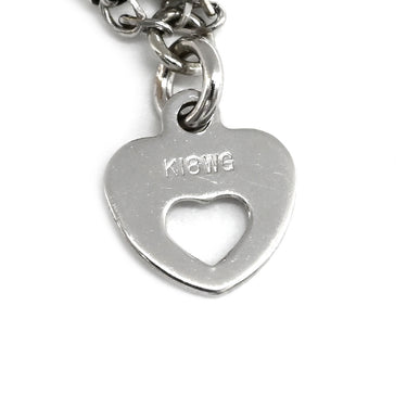 ノンブランド NON BRAND あこやパール チェーン ロングネックレス パールホワイト パール K18WG ネックレス シルバー金具 真珠 39P ラウンドシェイプ 18K 750 WG