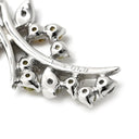 ノンブランド NON BRAND ダイヤモンド 0.50ct ペンダント ホワイトゴールド K18WG ダイヤモンド ネックレス 750 18K WG 花 枝 フラワーモチーフ