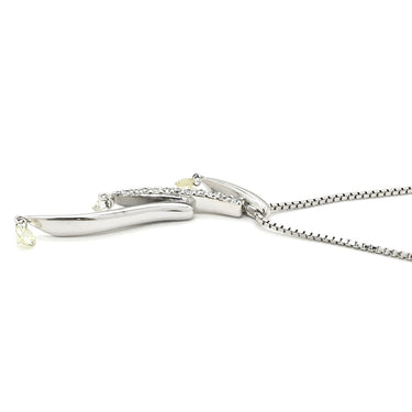 ノンブランド NON BRAND トリロジー ダイヤペンダント ホワイトゴールド K18WG ダイヤモンド ネックレス 3P 3粒 スリーストーンネックレス 18K WG Au750 縦長ライン ボックスチェーン