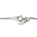 ノンブランド NON BRAND トリロジー ダイヤペンダント ホワイトゴールド K18WG ダイヤモンド ネックレス 3P 3粒 スリーストーンネックレス 18K WG Au750 縦長ライン ボックスチェーン