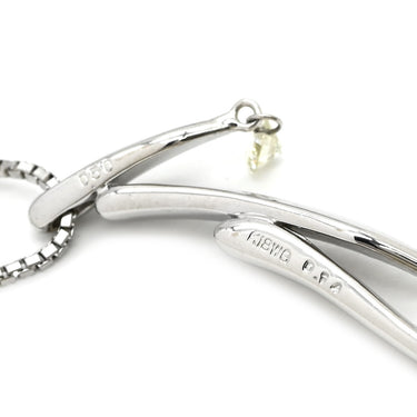 ノンブランド NON BRAND トリロジー ダイヤペンダント ホワイトゴールド K18WG ダイヤモンド ネックレス 3P 3粒 スリーストーンネックレス 18K WG Au750 縦長ライン ボックスチェーン