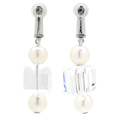 タサキ TASAKI あこやパール 6.5－7mm パールホワイト×ホワイトゴールド K18WG パール 模造石 イヤリング アコヤ 真珠 2P 18K 750 WG 両耳用 クリップ