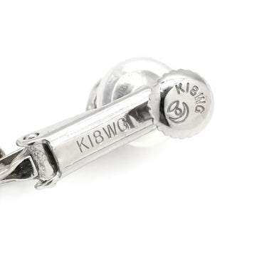 タサキ TASAKI あこやパール 6.5－7mm パールホワイト×ホワイトゴールド K18WG パール 模造石 イヤリング アコヤ 真珠 2P 18K 750 WG 両耳用 クリップ