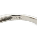 ノンブランド NON BRAND パール 9.4mm ダイヤ 0.08ct プラチナシルバー Pt900 パール ダイヤモンド リング 指輪 1P 1粒 あこや アコヤ 真珠 Pt900 プラチナ パヴェダイヤ 20号