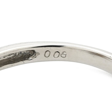 ノンブランド NON BRAND パール 9.4mm ダイヤ 0.08ct プラチナシルバー Pt900 パール ダイヤモンド リング 指輪 1P 1粒 あこや アコヤ 真珠 Pt900 プラチナ パヴェダイヤ 20号
