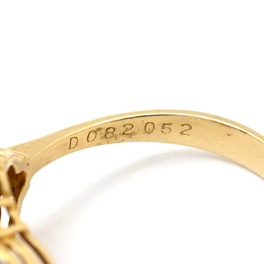 ノンブランド NON BRAND マルチカラージェムストーンリング イエローゴールド K18YG ダイヤモンド ロードライトガーネット ペリドット グリーングロシュラーガーネット リング 指輪 Au750 K18 YG ダイヤ オーバルミックスカット 13.5号