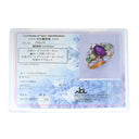 ノンブランド NON BRAND マルチカラージェムストーンリング イエローゴールド K18YG ダイヤモンド ロードライトガーネット ペリドット グリーングロシュラーガーネット リング 指輪 Au750 K18 YG ダイヤ オーバルミックスカット 13.5号