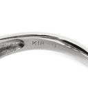 ノンブランド NON BRAND カメオリング ダイヤ ホワイトゴールド K18WG ダイヤモンド カルセドニー リング 指輪 カルセドニー 彫刻 ダイヤモンド 18K WG 750 アンティーク 15号