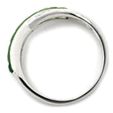 ノンブランド NON BRAND ダイヤ ツァボライト リング セット グリーン×ホワイトゴールド K18WG ダイヤモンド グリーングロシュラーガーネット(ツァボライト) ネックレス K18WG Au750 18K グリーングロシュラーガーネット