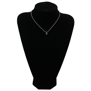 ノンブランド NON BRAND ダイヤ 0.51ct プラチナシルバー プラチナ ダイヤモンド ペンダントトップ 1P 1粒 1石 ネックレストップ Pt プラチナ V字金具 ハートモチーフ 3本爪