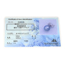 ノンブランド NON BRAND 黒蝶パール 9.2ｍｍ ダイヤ 0.22ct プラチナシルバー×グレー K18WG パール ダイヤモンド ペンダントトップ Au750 18K 18金 真珠 ネックレストップ グレー