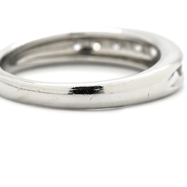 ノンブランド NON BRAND ダイヤモンド 0.30ct リング プラチナシルバー Pt900 ダイヤモンド リング 指輪 7P 7粒 7石 一文字 ブリリアントカット プラチナ 9号