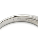 ノンブランド NON BRAND ダイヤモンド 0.30ct リング プラチナシルバー Pt900 ダイヤモンド リング 指輪 7P 7粒 7石 一文字 ブリリアントカット プラチナ 9号