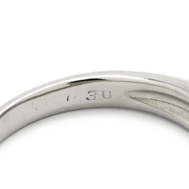 ノンブランド NON BRAND ダイヤモンド 0.30ct リング プラチナシルバー Pt900 ダイヤモンド リング 指輪 7P 7粒 7石 一文字 ブリリアントカット プラチナ 9号