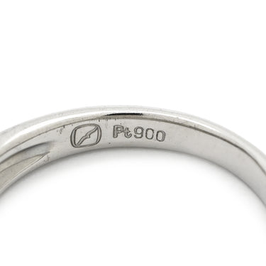 ノンブランド NON BRAND ダイヤモンド 0.30ct リング プラチナシルバー Pt900 ダイヤモンド リング 指輪 7P 7粒 7石 一文字 ブリリアントカット プラチナ 9号