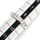 ノンブランド NON BRAND ダイヤモンド 0.30ct リング プラチナシルバー Pt900 ダイヤモンド リング 指輪 7P 7粒 7石 一文字 ブリリアントカット プラチナ 9号