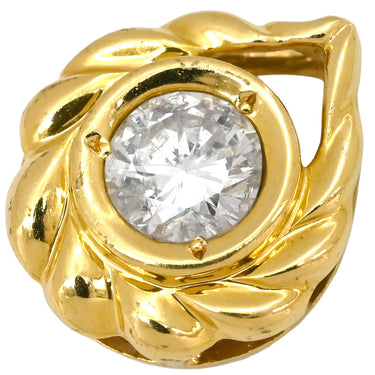 ノンブランド NON BRAND ダイヤ 0.32ct イエローゴールド K18YG ダイヤモンド ペンダントトップ ペンダントヘッド Au750 18K 1P 1石 1粒 雫型 しずく 涙型 ティアドロップ