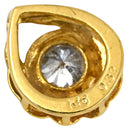 ノンブランド NON BRAND ダイヤ 0.32ct イエローゴールド K18YG ダイヤモンド ペンダントトップ ペンダントヘッド Au750 18K 1P 1石 1粒 雫型 しずく 涙型 ティアドロップ