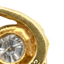 ノンブランド NON BRAND ダイヤ 0.32ct イエローゴールド K18YG ダイヤモンド ペンダントトップ ペンダントヘッド Au750 18K 1P 1石 1粒 雫型 しずく 涙型 ティアドロップ