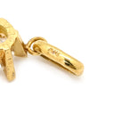 ノンブランド NON BRAND ダイヤモンド 0.346ct イエローゴールド K18YG ダイヤモンド ペンダントトップ ネックレストップ 1P 1粒 1石 ブリリアントカット 18金 750 YG