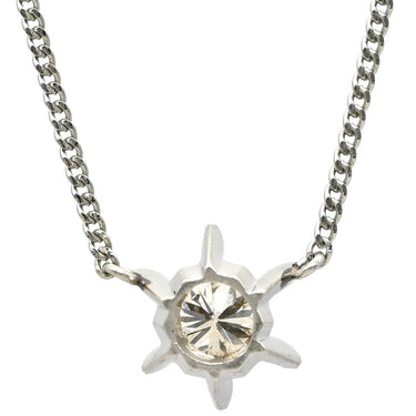 ノンブランド NON BRAND ダイヤモンド 0.30ct ペンダント プラチナシルバー Pt ダイヤモンド Pt850(チェーン) ネックレス 1P 1石 1粒 ダイヤモンド プラチナ