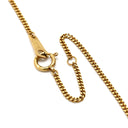 ノンブランド NON BRAND ダイヤモンド 0.31ct イエローゴールド K18YG ダイヤモンド K18YG(チェーン/造幣局検定マーク) ネックレス Au750 18K 18金 1P 1石 1粒 ソリティア 6本爪 プリンセスサイズ