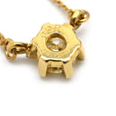 ノンブランド NON BRAND 1Pダイヤ ペンダント イエローゴールド K18YG ダイヤモンド ネックレス Au750 18K YG ラウンドブリリアントカット 1粒 6本爪