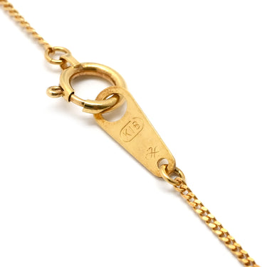 ノンブランド NON BRAND 1Pダイヤ ペンダント イエローゴールド K18YG ダイヤモンド ネックレス Au750 18K YG ラウンドブリリアントカット 1粒 6本爪