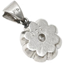ノンブランド NON BRAND ダイヤモンド プラチナシルバー Pt ダイヤモンド ペンダントトップ Pt ネックレストップ 花 フラワーモチーフ 1P 1石 1粒 梅爪 梅留め