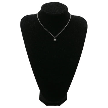 ノンブランド NON BRAND ダイヤモンド プラチナシルバー Pt ダイヤモンド ペンダントトップ Pt ネックレストップ 花 フラワーモチーフ 1P 1石 1粒 梅爪 梅留め