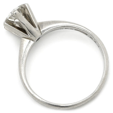 ノンブランド NON BRAND ダイヤ 立爪リング 0.43ct プラチナシルバー Pt900 ダイヤモンド リング 指輪 1石 1粒 ダイヤモンド Pt900 13号