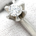 ノンブランド NON BRAND ダイヤ 立爪リング 0.43ct プラチナシルバー Pt900 ダイヤモンド リング 指輪 1石 1粒 ダイヤモンド Pt900 13号