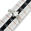 ノンブランド NON BRAND ダイヤ 立爪リング 0.43ct プラチナシルバー Pt900 ダイヤモンド リング 指輪 1石 1粒 ダイヤモンド Pt900 13号