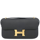 エルメス HERMES コンスタンス エラン ブラック ヴォーエプソン ショルダーバッグ ゴールド金具 新品 未使用 黒