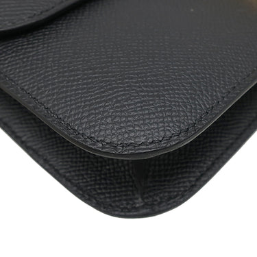 エルメス HERMES コンスタンス エラン ブラック ヴォーエプソン ショルダーバッグ ゴールド金具 新品 未使用 黒