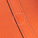 エルメス HERMES ガーデンパーティーPM フー ヴォーエプソン トートバッグ シルバー金具 オレンジ