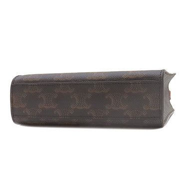 セリーヌ CELINE ミニ バーティカル カバ 194372BZK タン レザー トリオンフキャンバス 2WAYバッグ ゴールド金具 茶 ショルダー