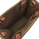 セリーヌ CELINE ミニ バーティカル カバ 194372BZK タン レザー トリオンフキャンバス 2WAYバッグ ゴールド金具 茶 ショルダー