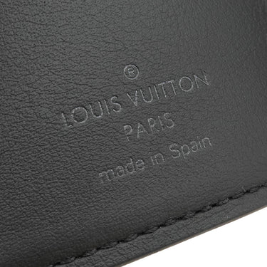 ルイヴィトン LOUIS VUITTON ディスカバリー コンパクト ウォレット M67631 ブラック レザー モノグラムシャドウレザー 三つ折り財布 マットブラック金具 黒 ミニ財布