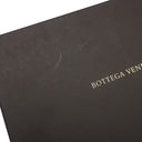 ボッテガヴェネタ BOTTEGA VENETA イントレチャート 二つ折り ウォレット 577559 V47W1 1275 ブラック カーフ 長財布 マットブラック金具 黒 フラップ式