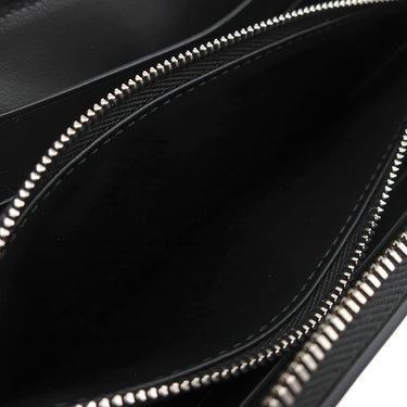 ボッテガヴェネタ BOTTEGA VENETA カセット ジップアラウンドウォレット 651368 V3UO1 8803 ブラック レザー 長財布 シルバー金具 ラウンドファスナー